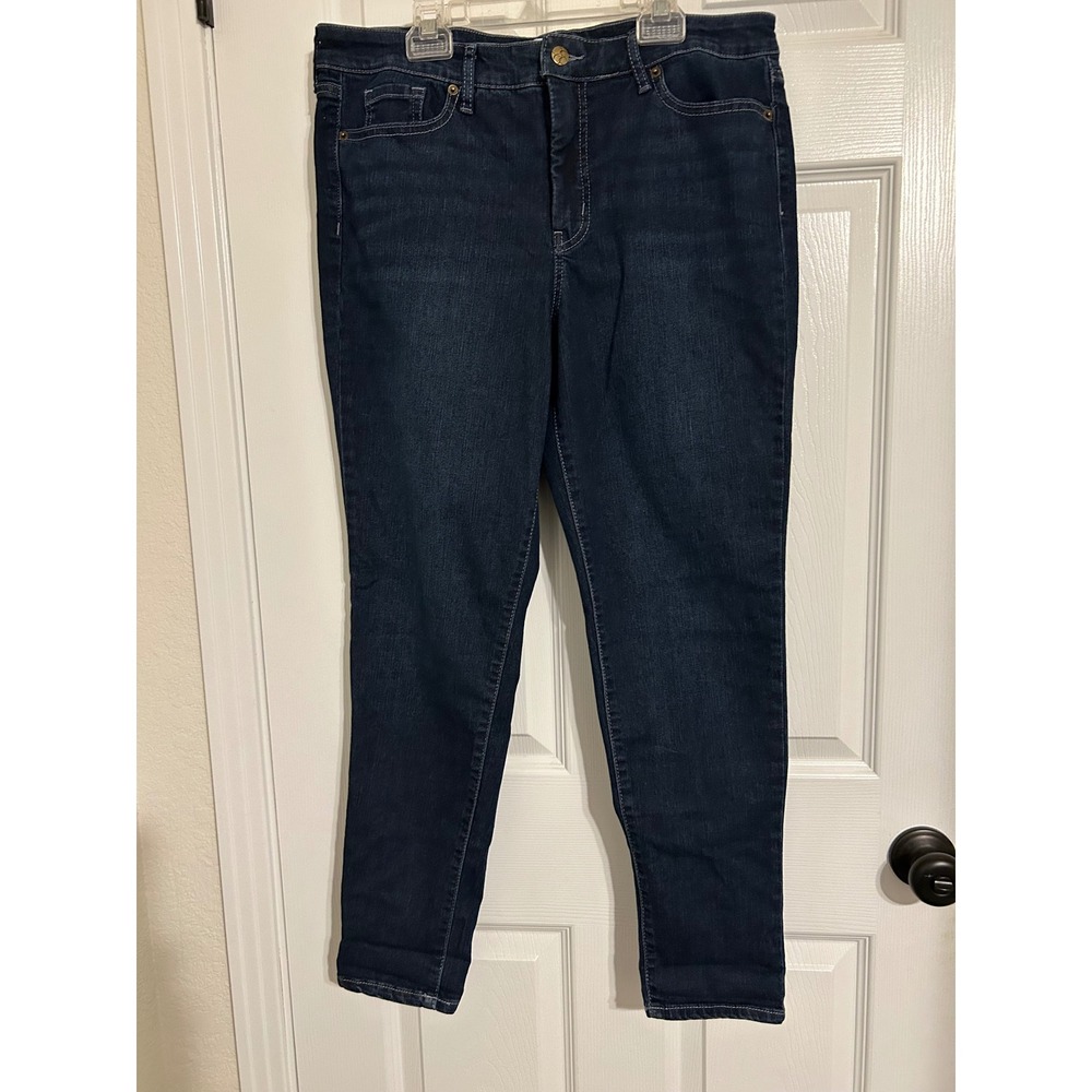 Levi's 311 Shaping Skinny Jeans Dark Indigo Blue Denim‎ Womens Size 30